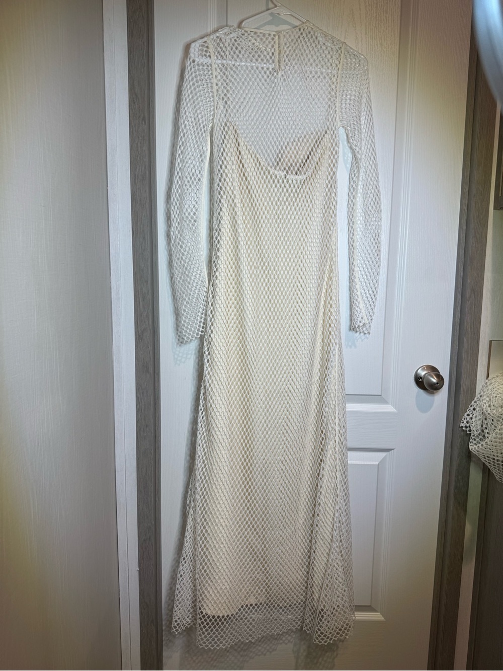 TOTEME New Layered Lace Dress in Snow Size EUR 36 / US 4 - Picture 5 of 14